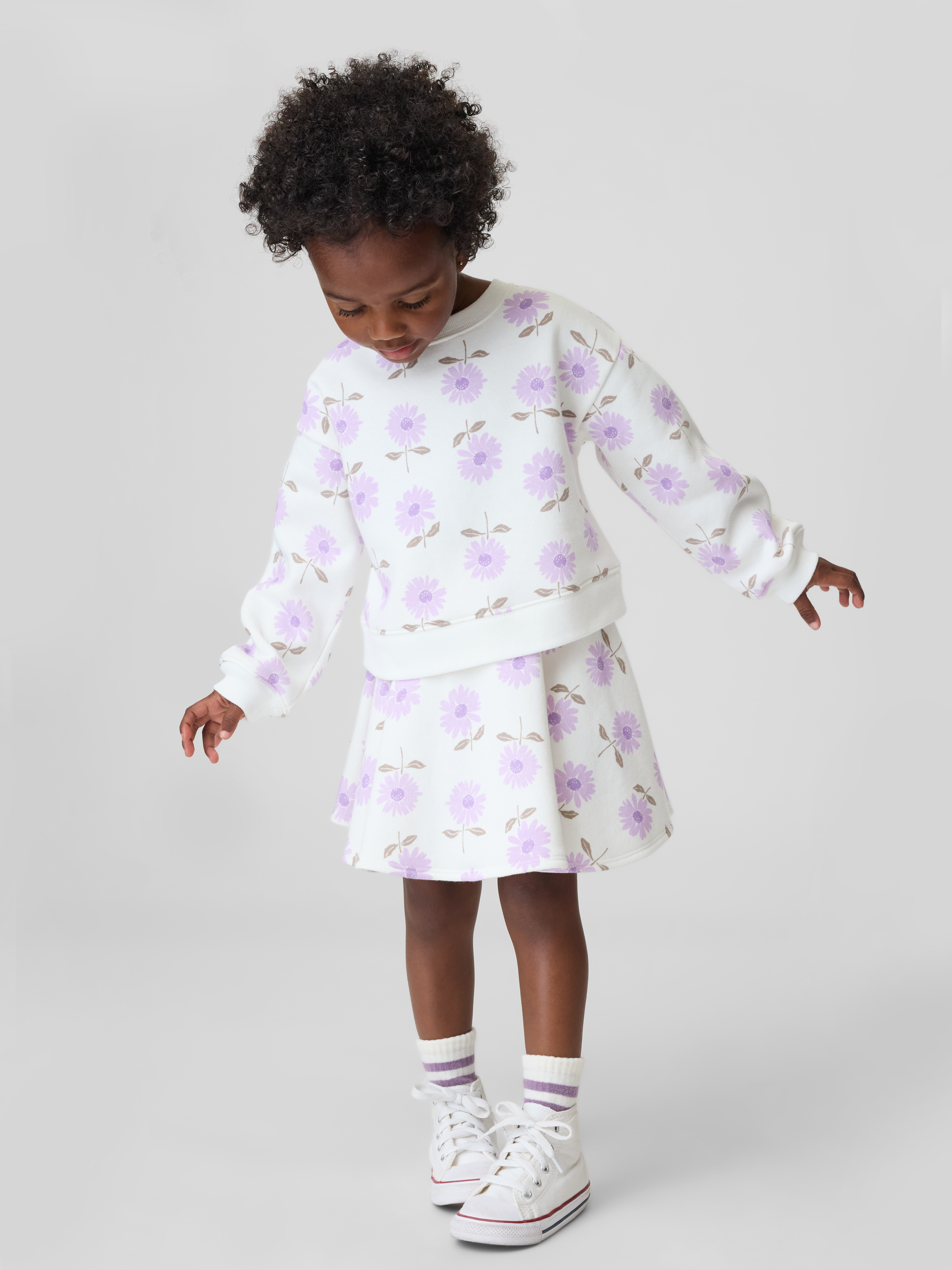 Baby & Toddler VintageSoft Floral Skort Set