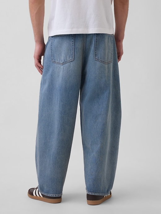 Image number 4 showing, Seamed Extra Baggy Jeans