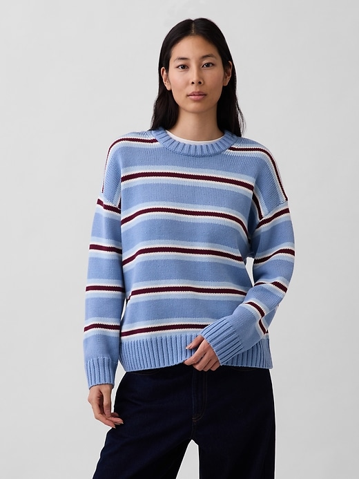 Image number 1 showing, 100% Cotton Oversized Sweater