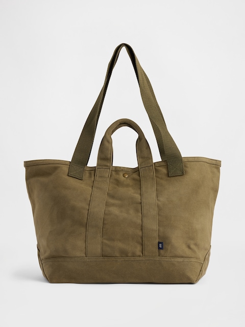 Waxed Canvas Tote Bag