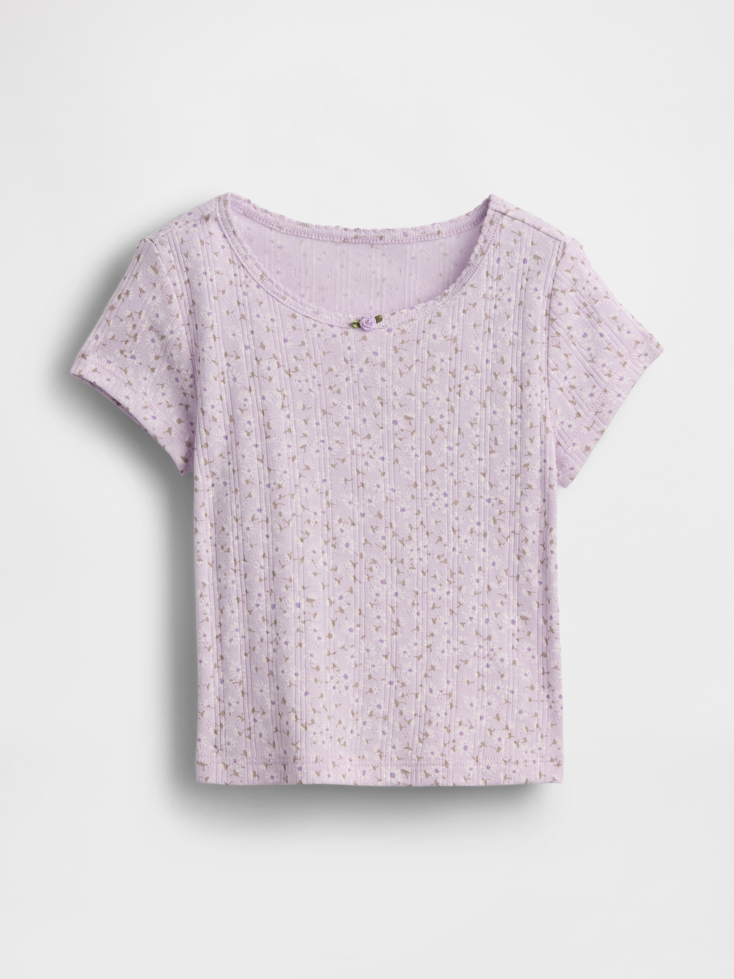Baby & Toddler Pointelle Rib T-Shirt