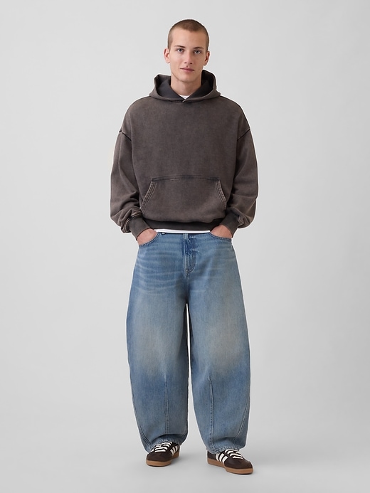 Image number 1 showing, Seamed Extra Baggy Jeans