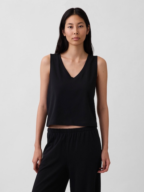 Knit Crop Tank Top