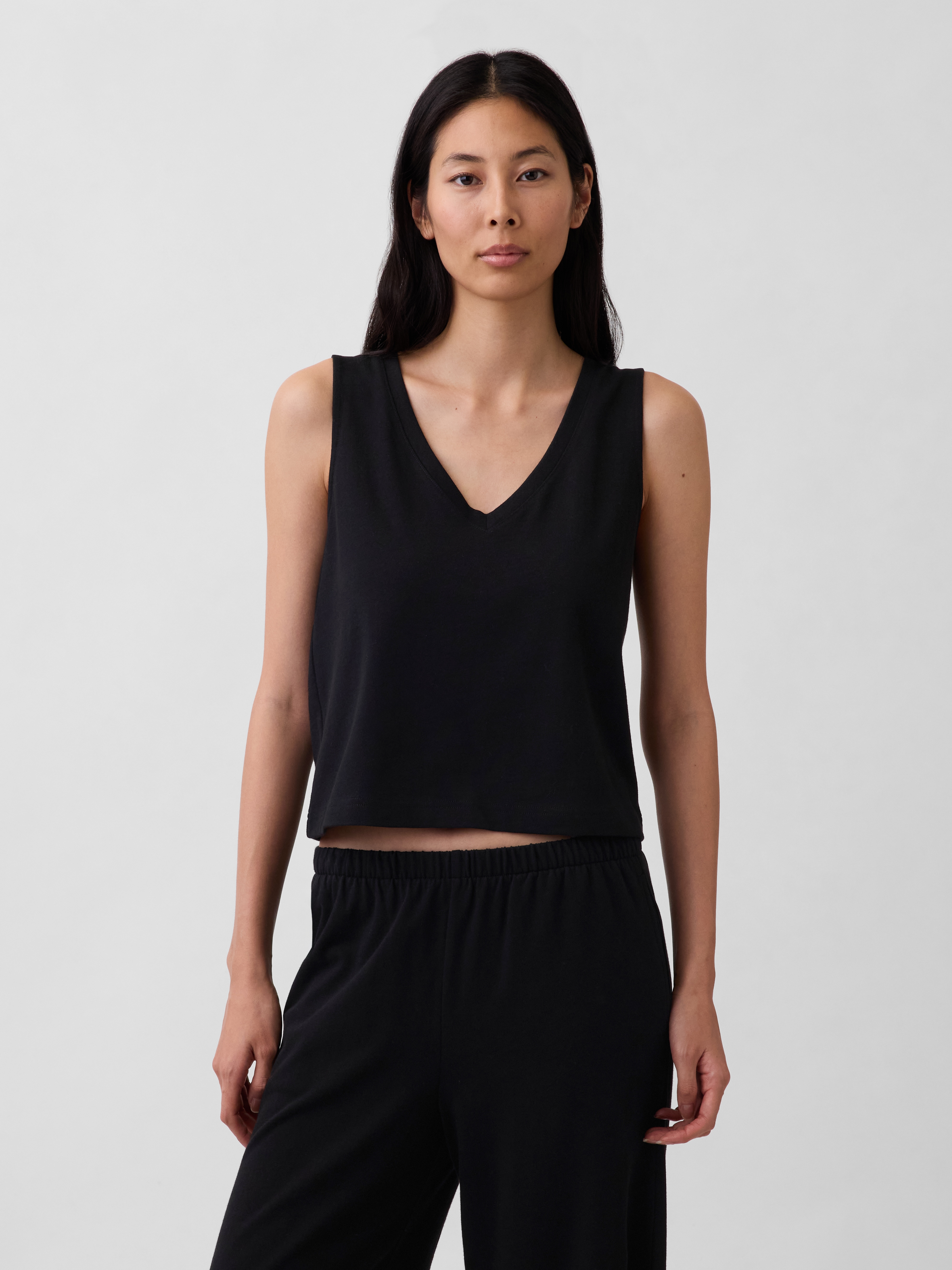 Knit Crop Tank Top