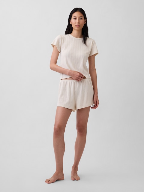 Pointelle PJ Shorts