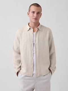100% Linen Relaxed Shirt