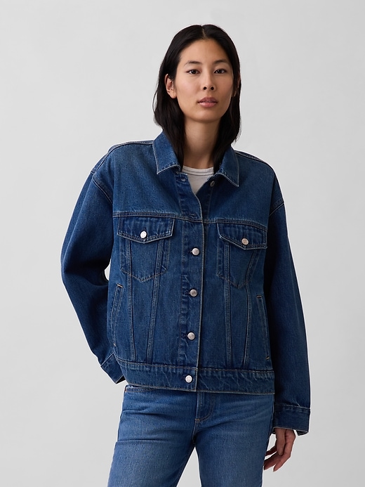 Image number 1 showing, Oversized Icon Denim Jacket