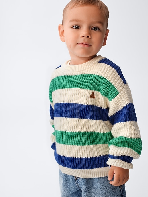 Image number 3 showing, Baby & Toddler Shaker-Stitch Sweater