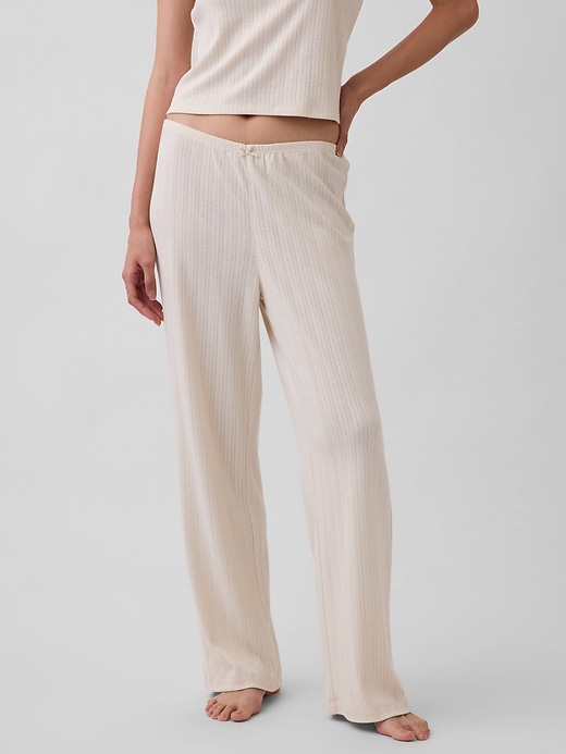 Image number 2 showing, Pointelle PJ Pants