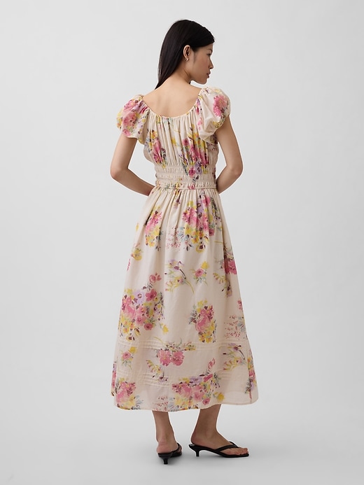 Image number 2 showing, Voile Smocked Waist Maxi Dress