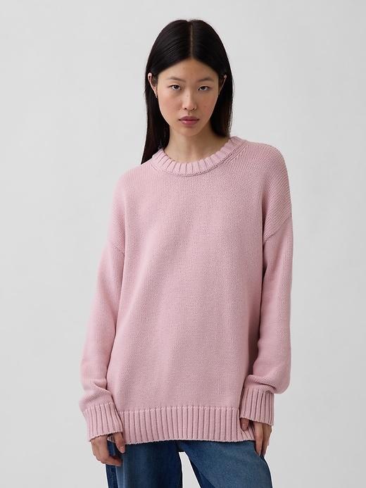 Image number 1 showing, 100% Cotton Oversized Sweater