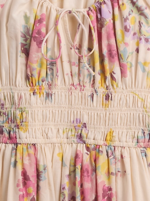 Image number 6 showing, Voile Smocked Waist Maxi Dress