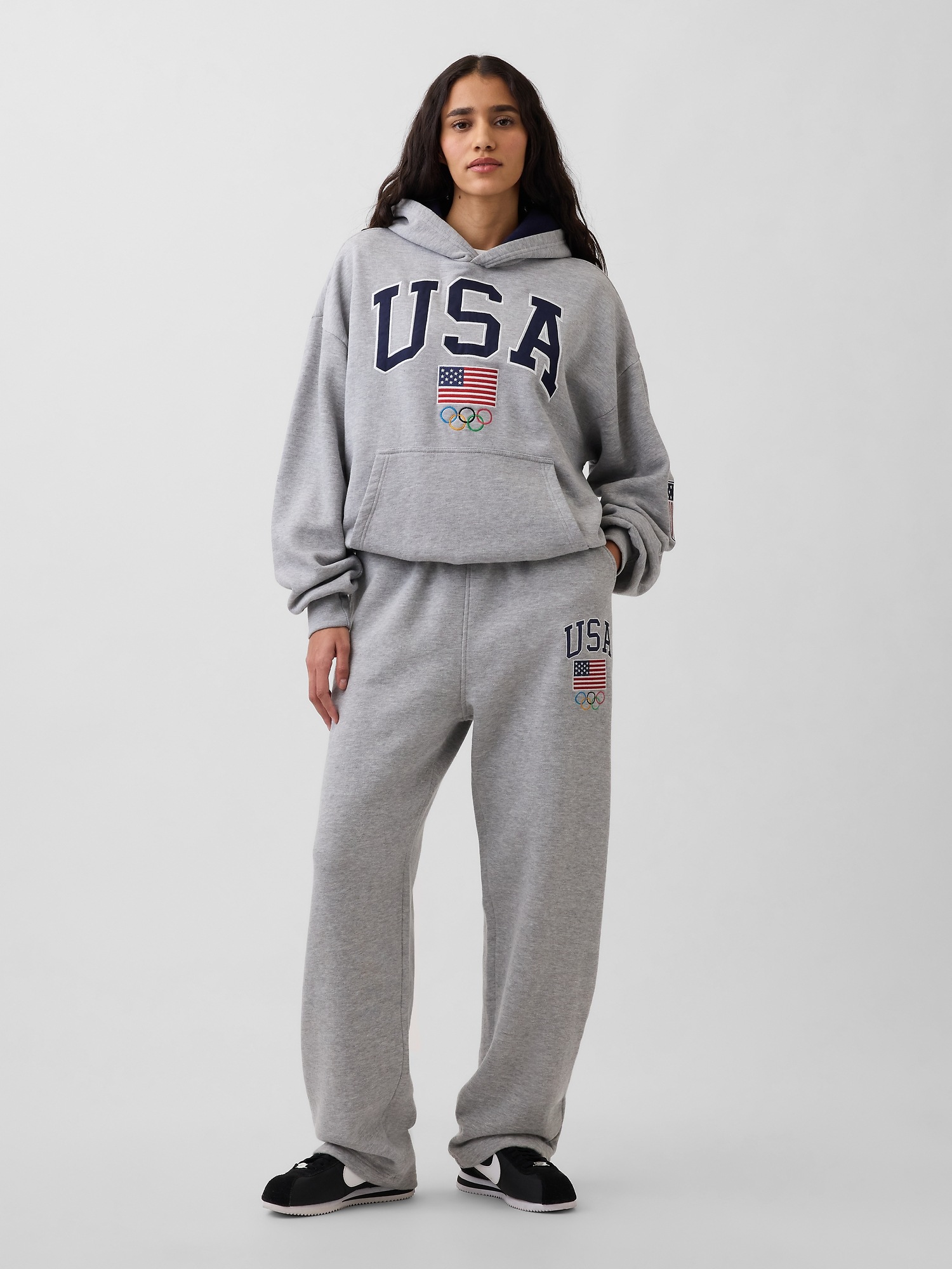 Мужские брюки Gap Adult Team USA Heavyweight Sweatpants — фото 5