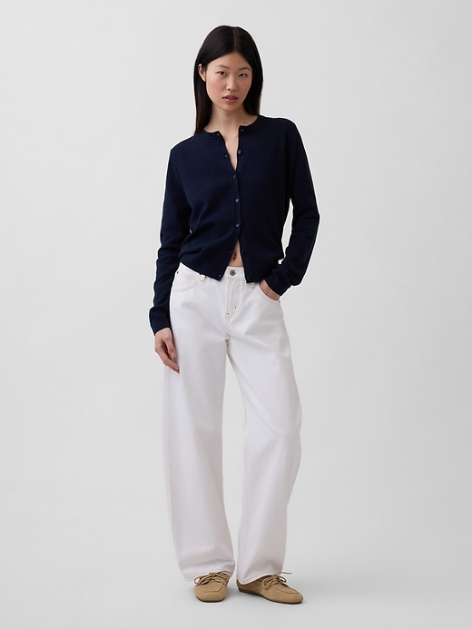 Image number 2 showing, CashSoft Crop Cardigan