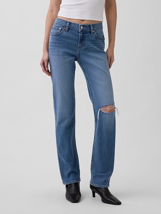 Image number 2 showing, Low Rise '90s Slim Straight Jeans