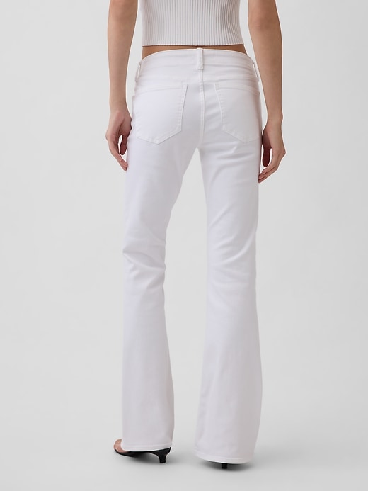 Image number 4 showing, Low Rise Long & Lean Lace-Up Jeans