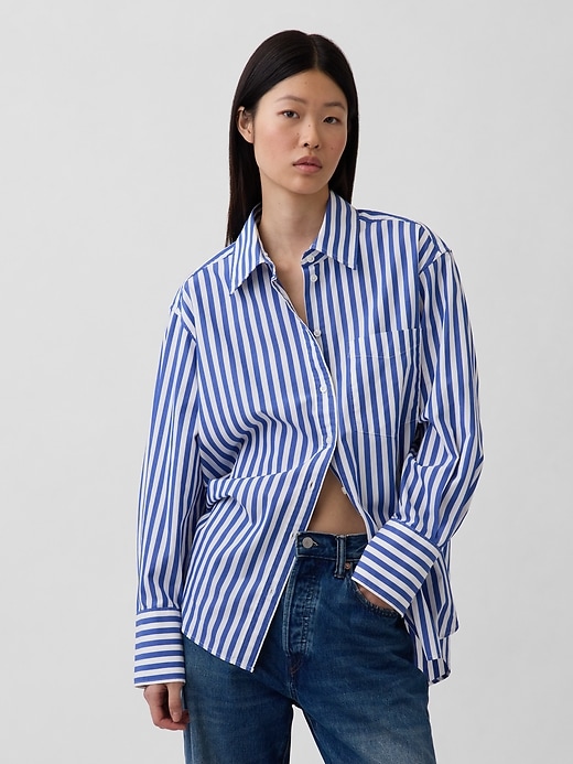 Organic Cotton Poplin Big Shirt