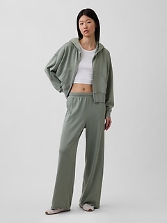 VintageSoft Terry Wide-Leg Sweatpants