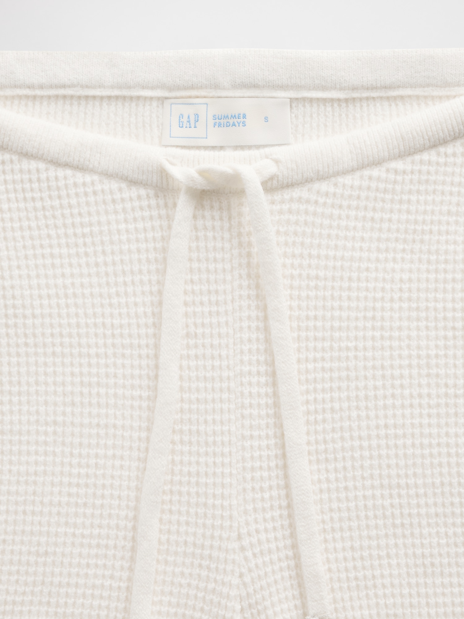 Женские ботинки Gap × Summer Fridays CashSoft Waffle Boot Pants, цвет: Слоновая кость бежевый — фото 5