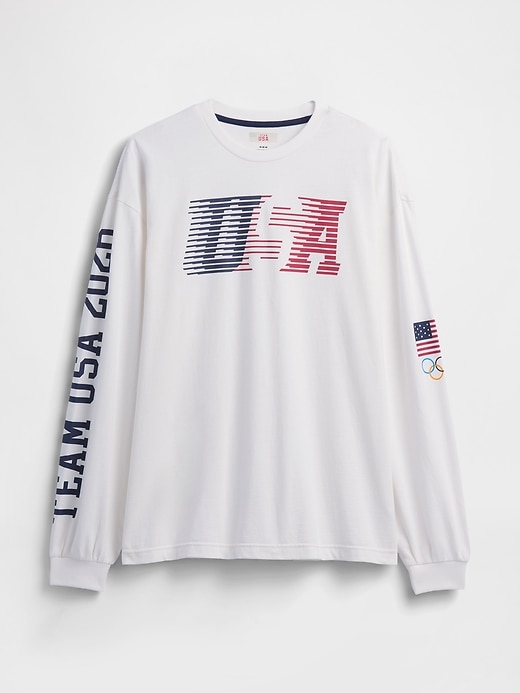 Image number 8 showing, Adult Team USA Oversized Graphic T-Shirt