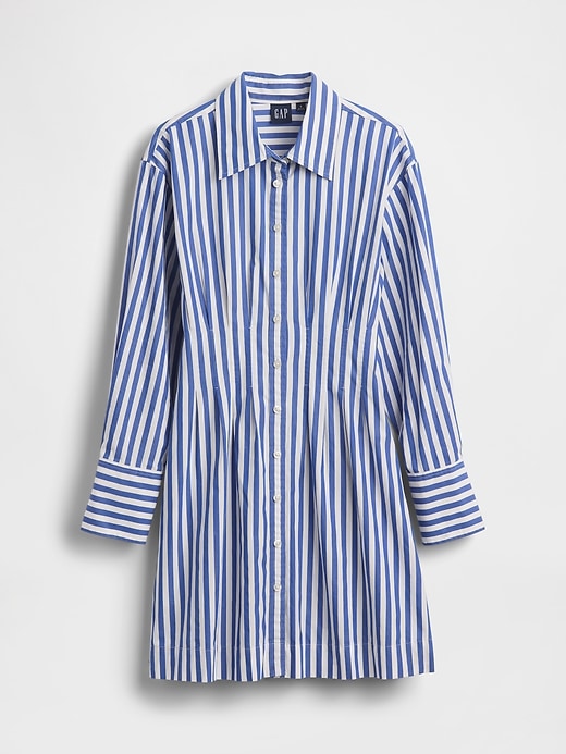 Image number 5 showing, Pleated Mini Shirtdress
