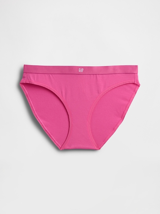 Image number 4 showing, Organic Stretch Cotton Logo Bikini