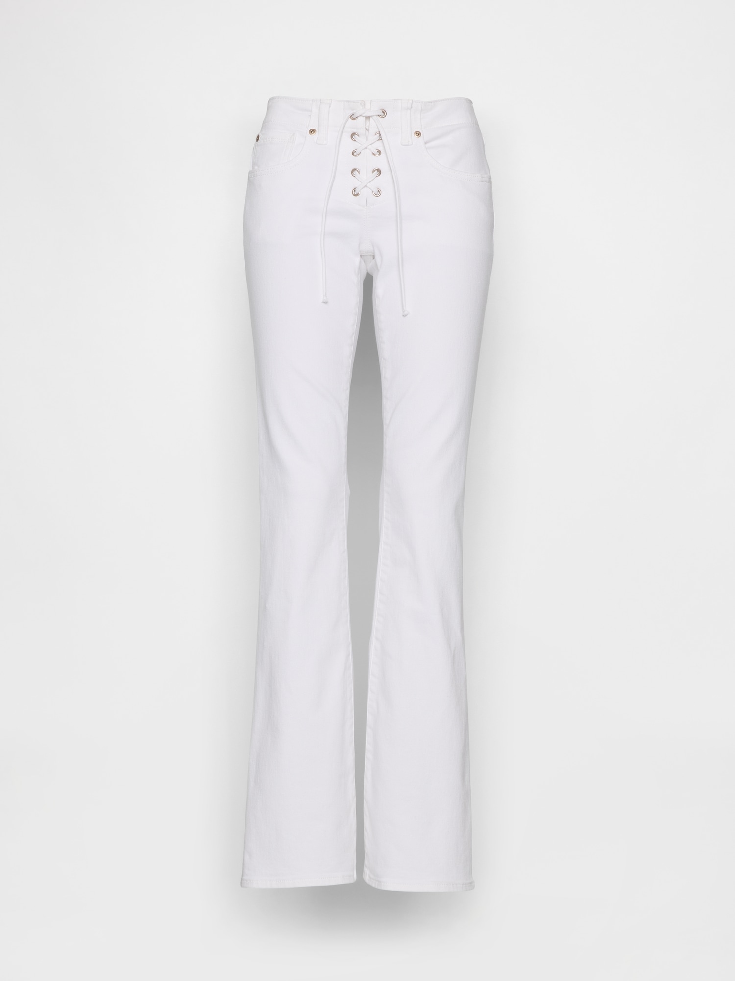 Женские джинсы Gap Low Rise Long & Lean Lace-Up Jeans — фото 6