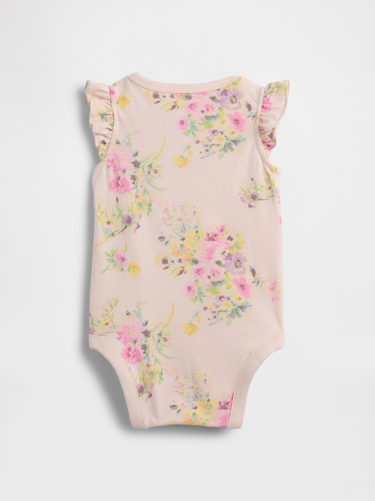 Baby First Favorites Organic Cotton Flutter-Sleeve Bodysuit