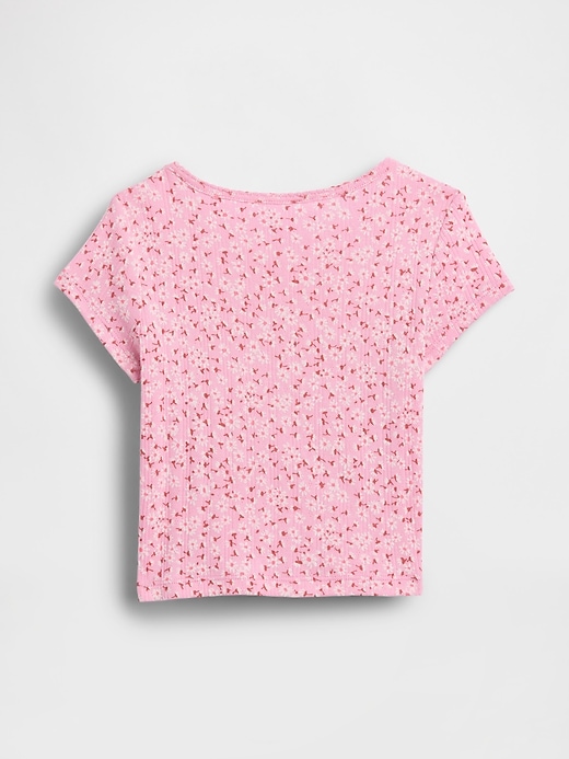 Image number 2 showing, Baby & Toddler Pointelle Rib T-Shirt