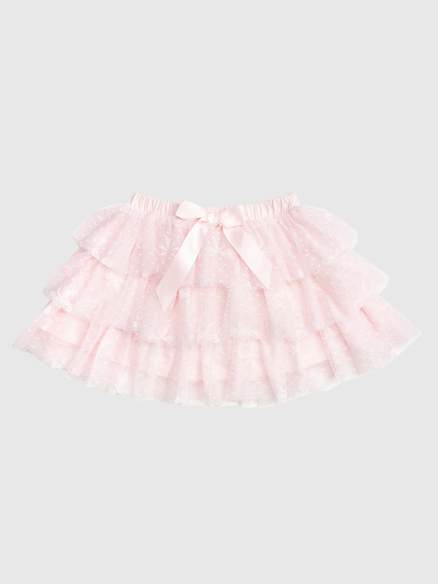 Sweet Wink Bow Lace Tiered Tutu