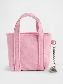 Image number 2 showing, Logo Tote Keychain Charm