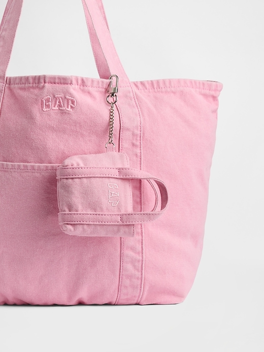 Image number 3 showing, Logo Tote Keychain Charm