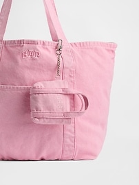 Image number 3 showing, Logo Tote Keychain Charm