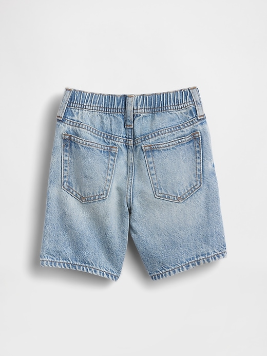 Image number 2 showing, Baby & Toddler UltraSoft Denim Pull-On Shorts