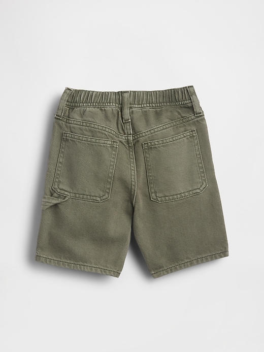 Image number 2 showing, Baby & Toddler UltraSoft Denim Pull-On Carpenter Shorts