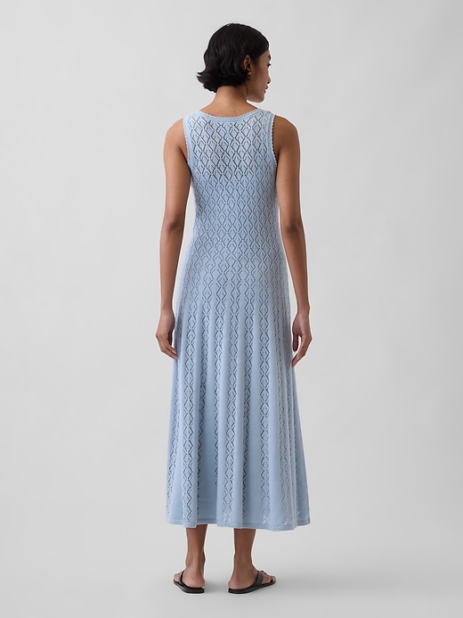 Image number 2 showing, Pointelle Maxi Dress