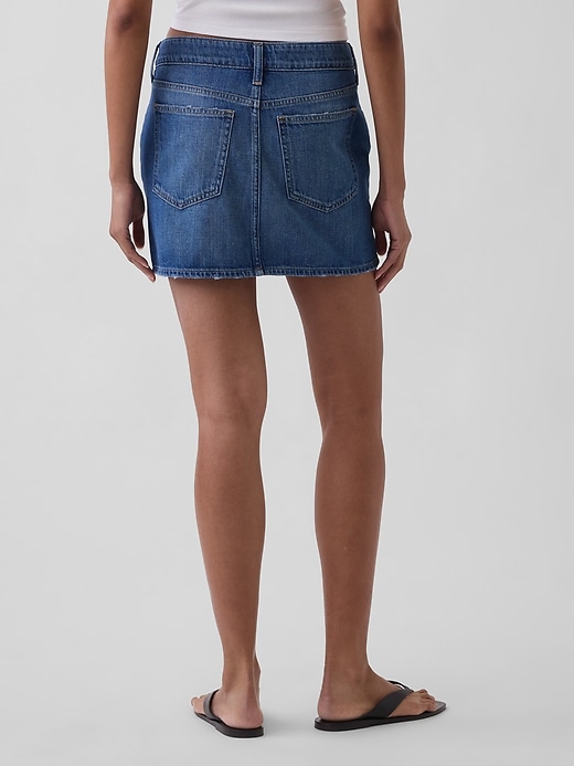 Image number 2 showing, Denim Mini Skirt
