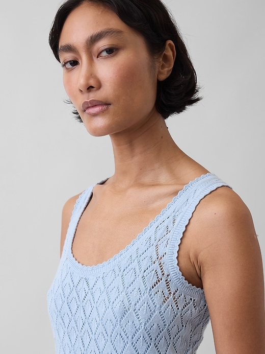 Image number 4 showing, Pointelle Maxi Dress