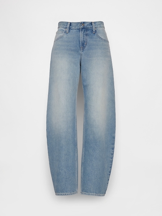 Image number 3 showing, Low Rise Barrel Jeans