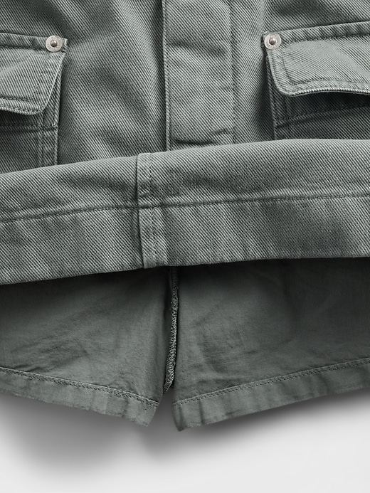 Image number 5 showing, Mid Rise Cargo Mini Skort