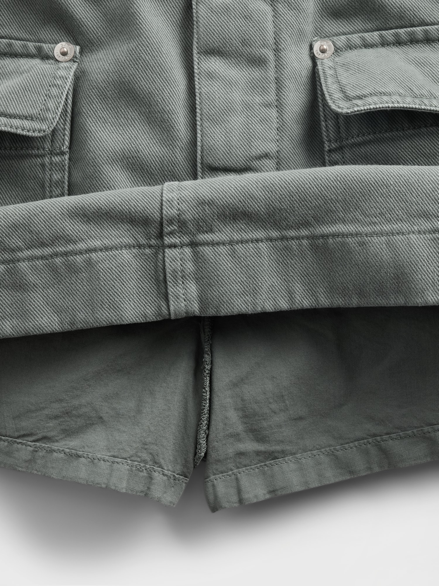 Mid Rise Cargo Mini Skort