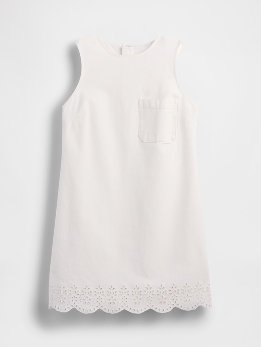 Image number 5 showing, Eyelet Hem Mini Shift Dress