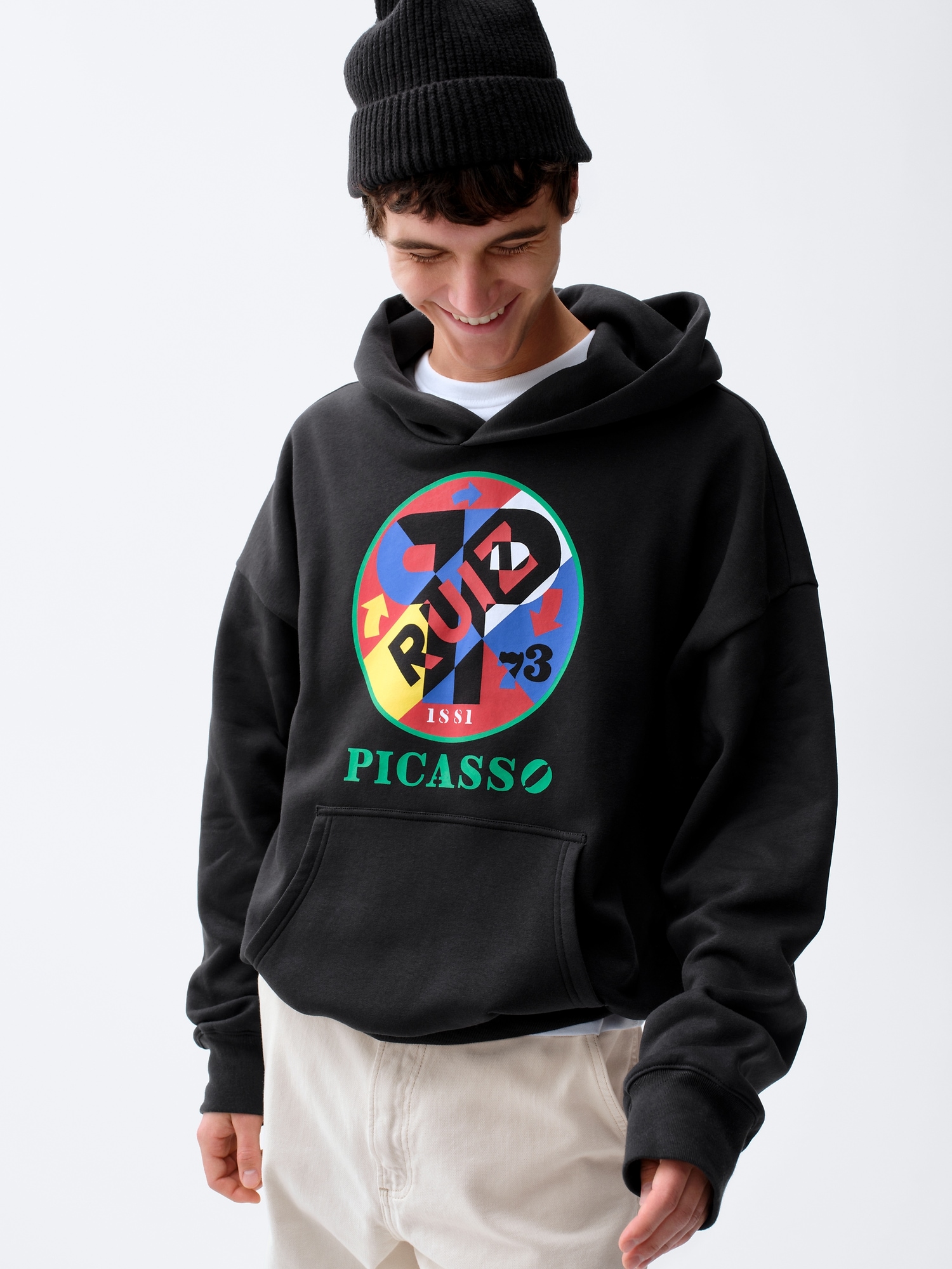 Robert Indiana VintageSoft Graphic Hoodie