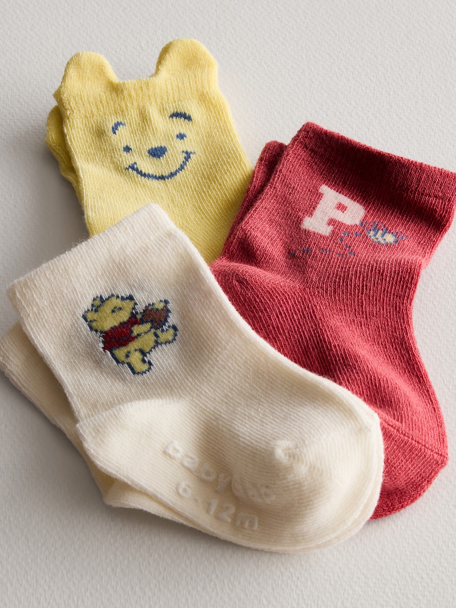 Baby Winnie The Pooh Socks (3-Pack)