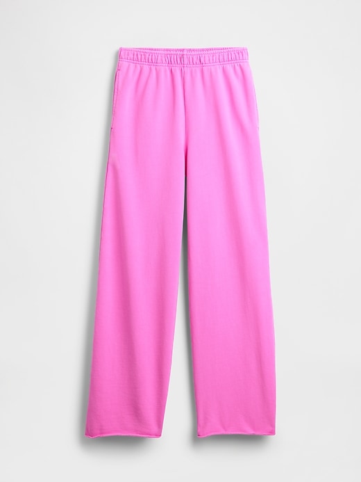 Image number 6 showing, VintageSoft Terry Wide-Leg Sweatpants