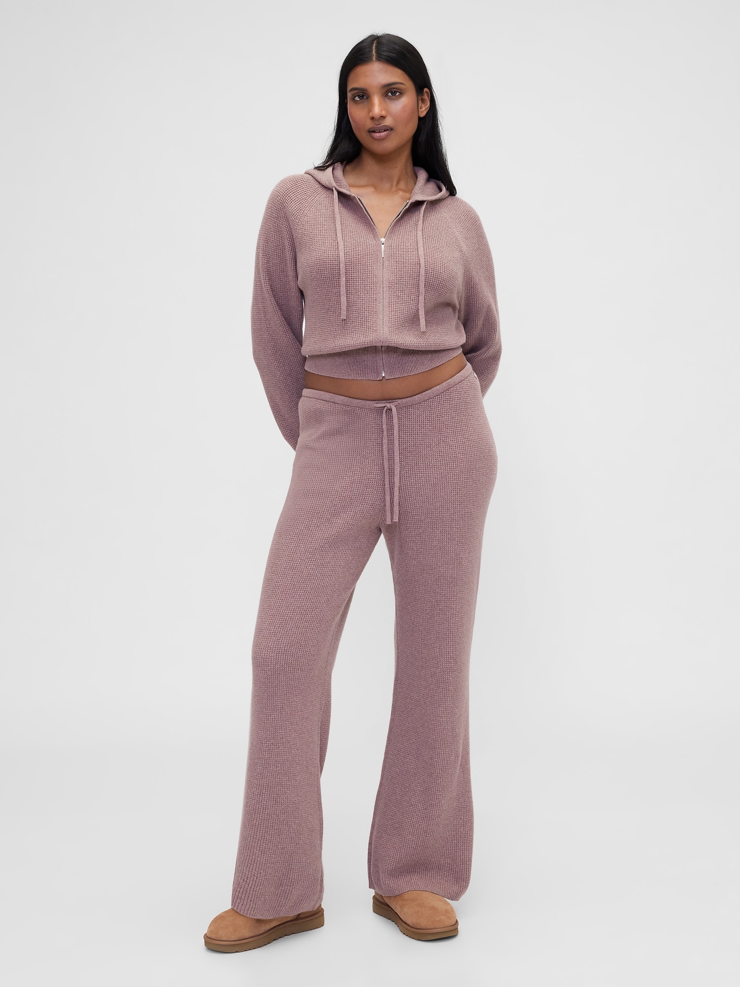 Gap × Summer Fridays Cashsoft Waffle Boot Pants