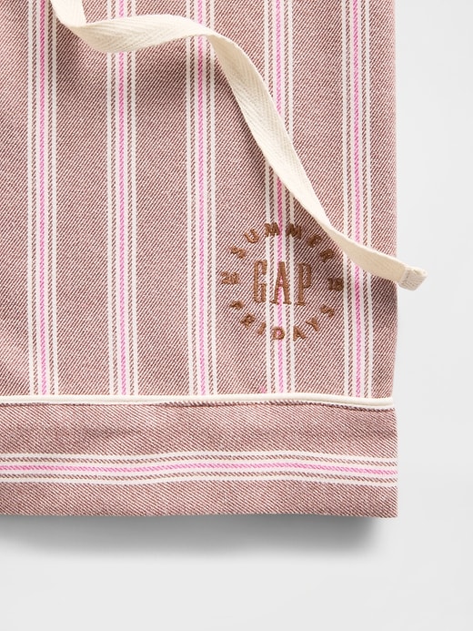 Image number 6 showing, Gap × Summer Fridays Flannel Stripe PJ Boxer Shorts