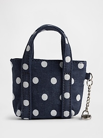 Image number 2 showing, Logo Tote Keychain Charm