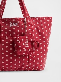 Image number 3 showing, Logo Tote Keychain Charm