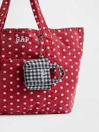 Image number 3 showing, Logo Tote Keychain Charm